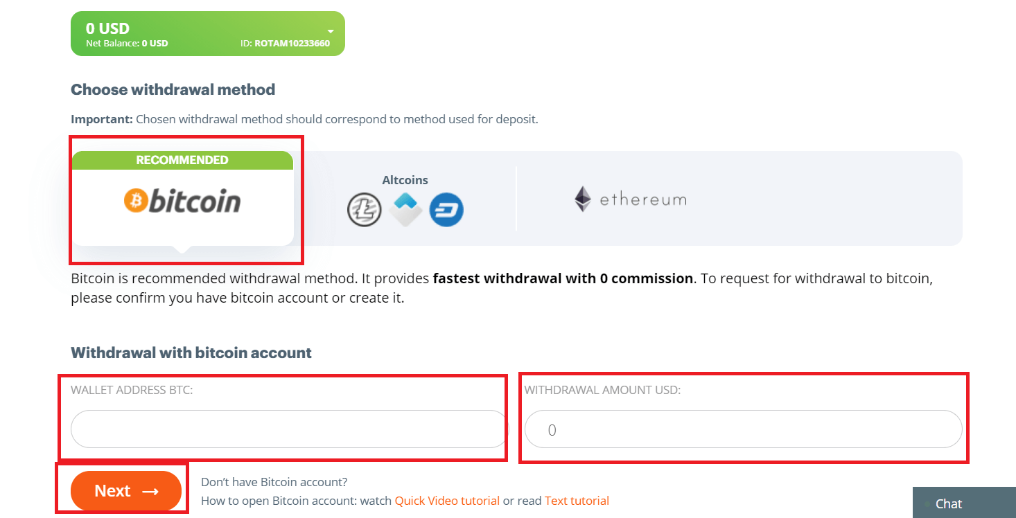 Raceoptionで口座を開設してお金を引き出す方法 Raceoptionで口座を開設してお金を引き出す方法